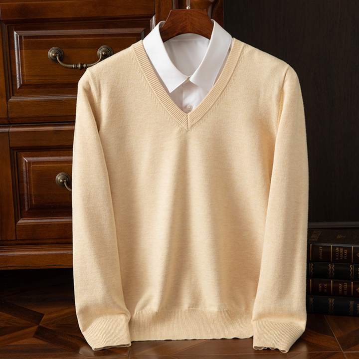 Bexford™ | Pure Cashmere V-Neck Jumper for Men