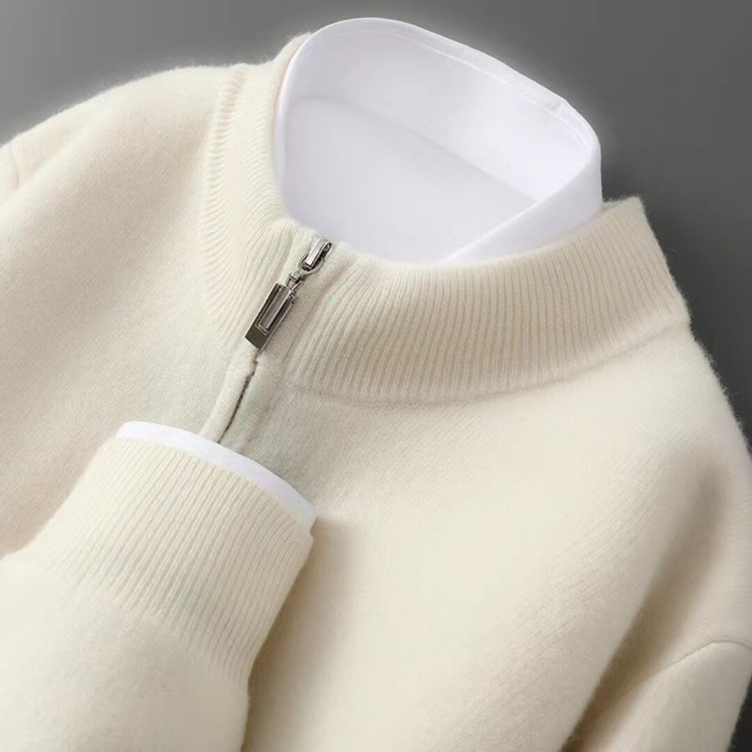 Ravello Cashmere Zip Cardigan