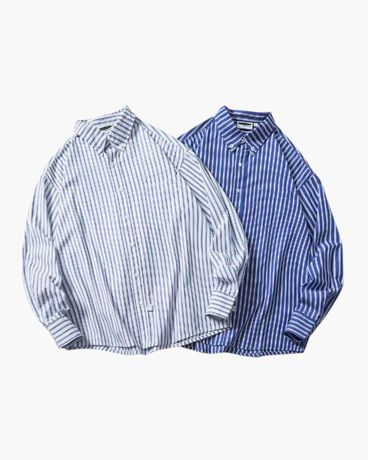 40 RULE™ | Oversized Striped Shirt