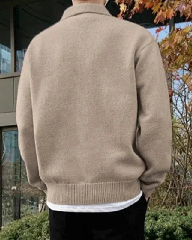40 RULE™ |Woolen Button Half Zip
