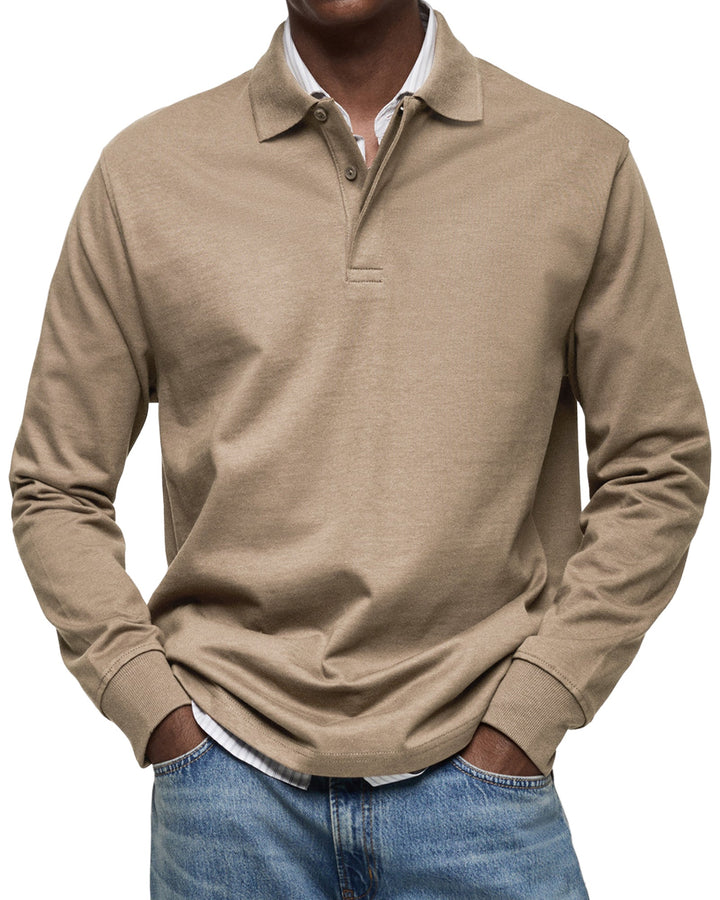 MARCONELLI | LUXURY LONG-SLEEVE POLO