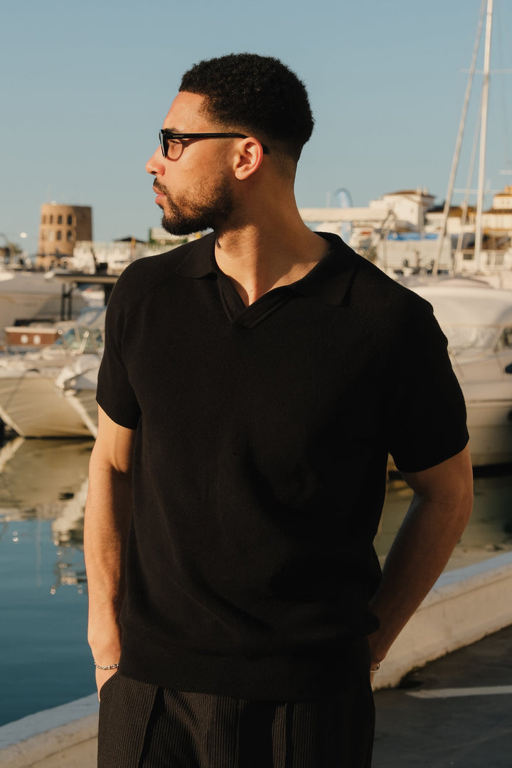 40 RULE™ | Yacht Polo - Black