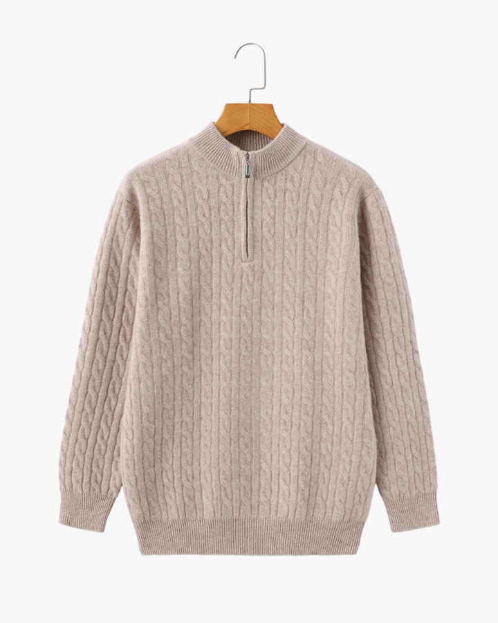 40 RULE™ | Cashmere Half Zip