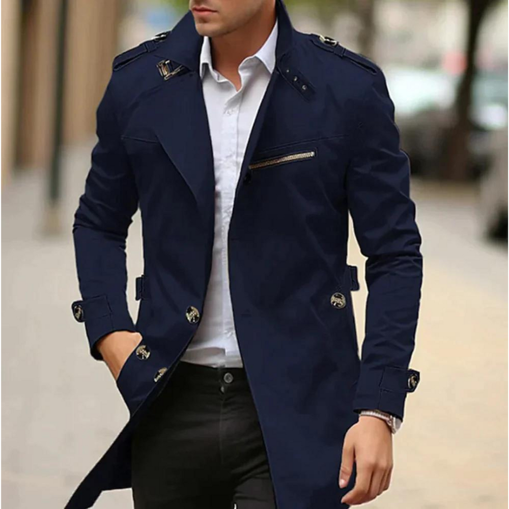 Elegant men's trench coat