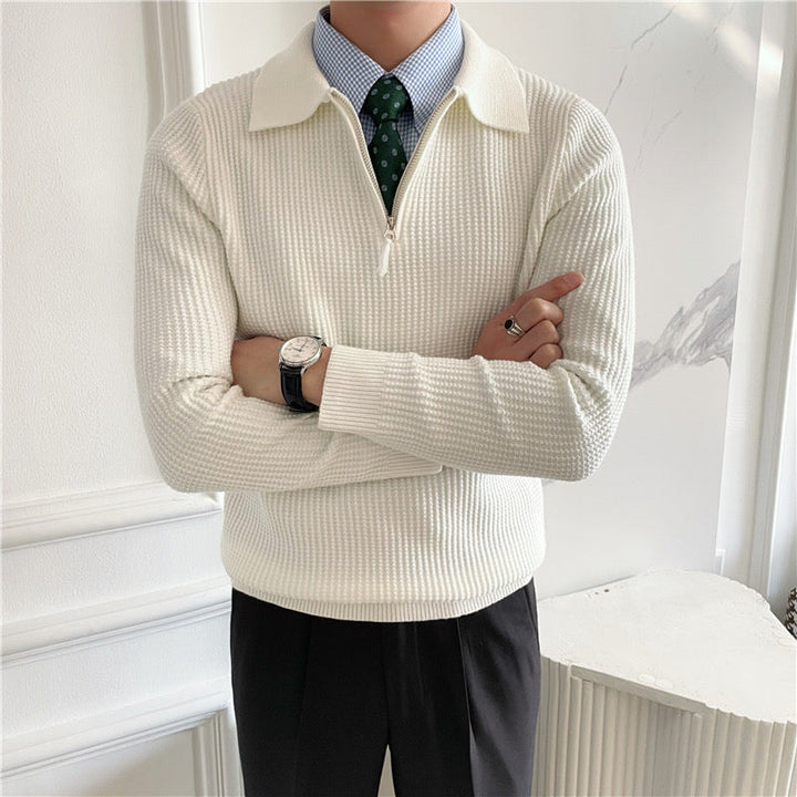 40 RULE™ |GONGJU Zipped Sweater