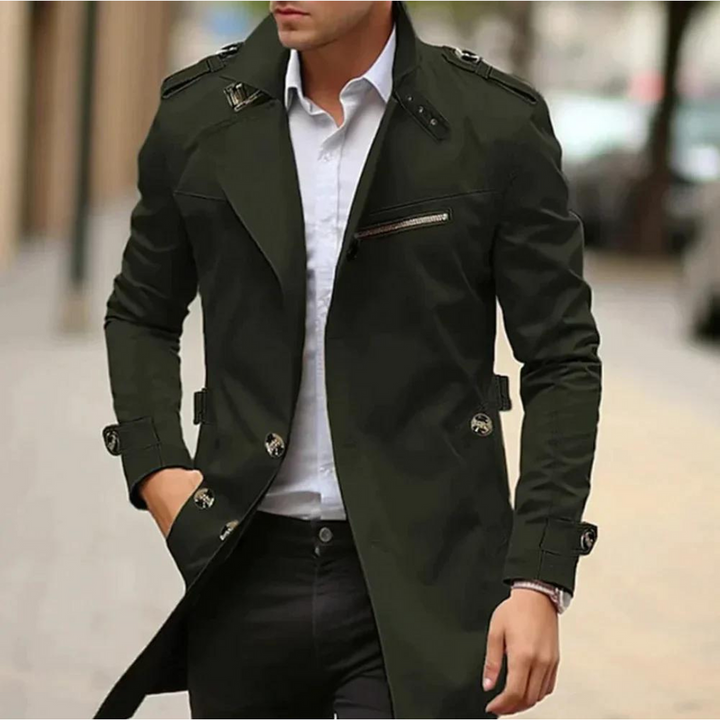 Elegant men's trench coat