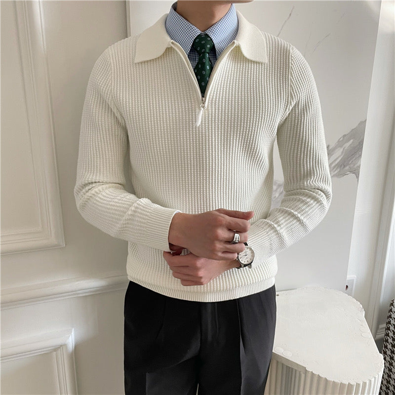 40 RULE™ |GONGJU Zipped Sweater