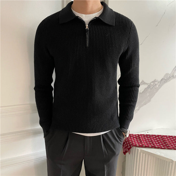 40 RULE™ |GONGJU Zipped Sweater