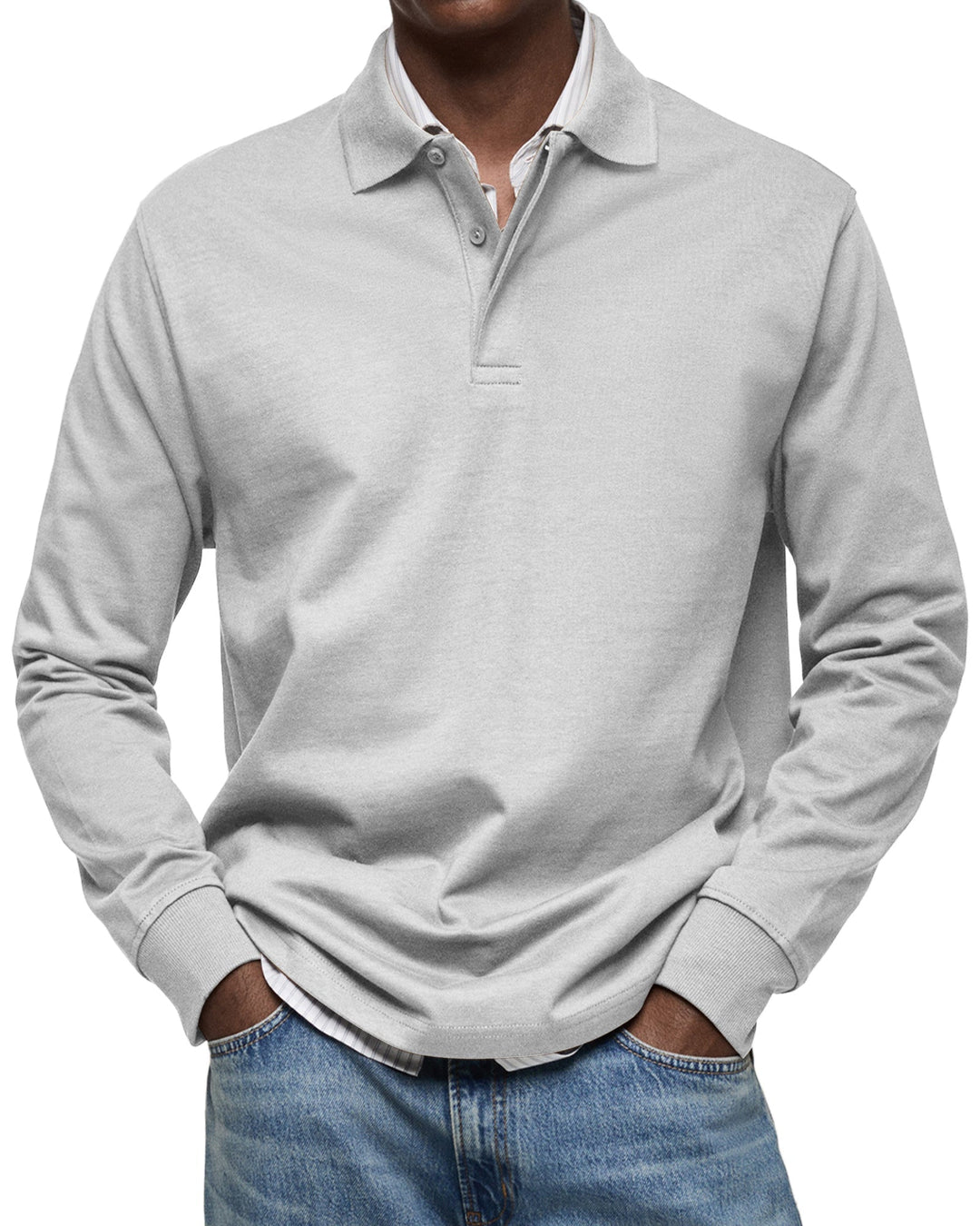 MARCONELLI | LUXURY LONG-SLEEVE POLO
