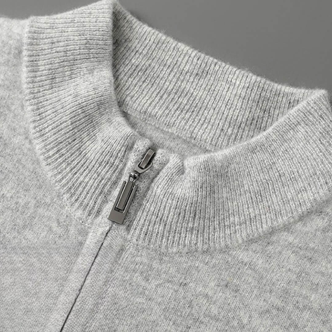 Ravello Cashmere Zip Cardigan