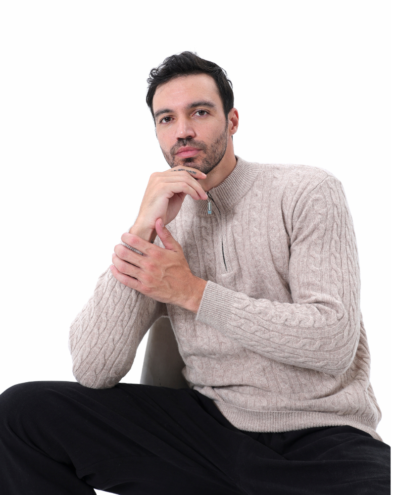 40 RULE™ | Cashmere Half Zip
