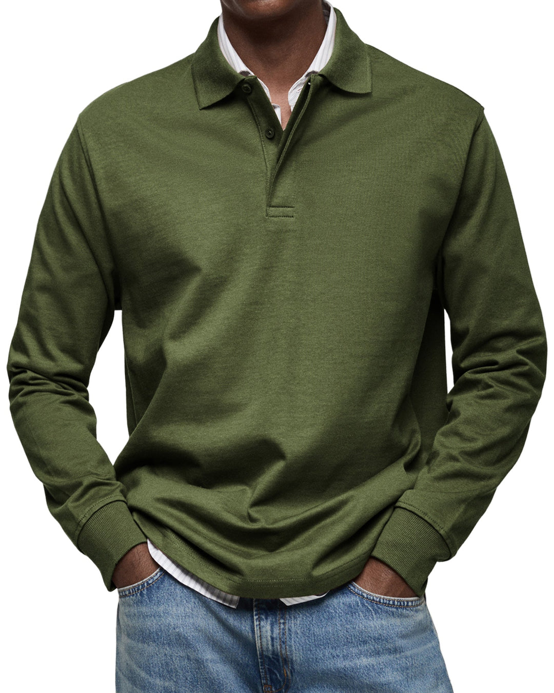 MARCONELLI | LUXURY LONG-SLEEVE POLO