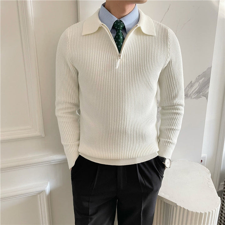 40 RULE™ |GONGJU Zipped Sweater