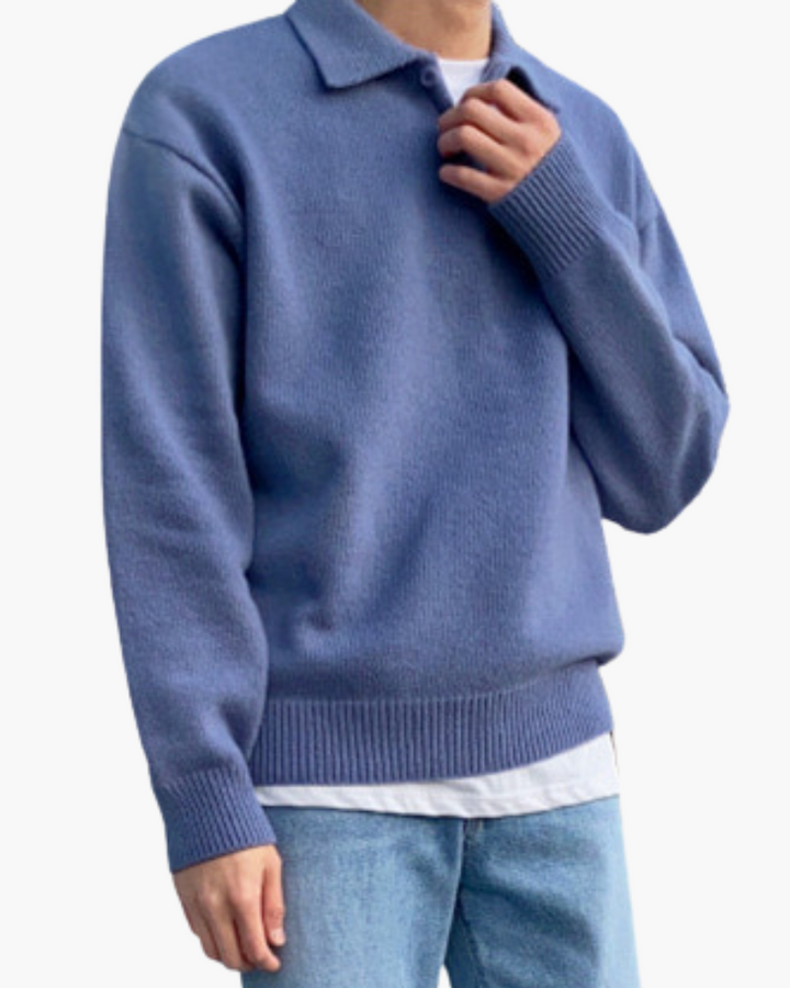 40 RULE™ |Woolen Button Half Zip
