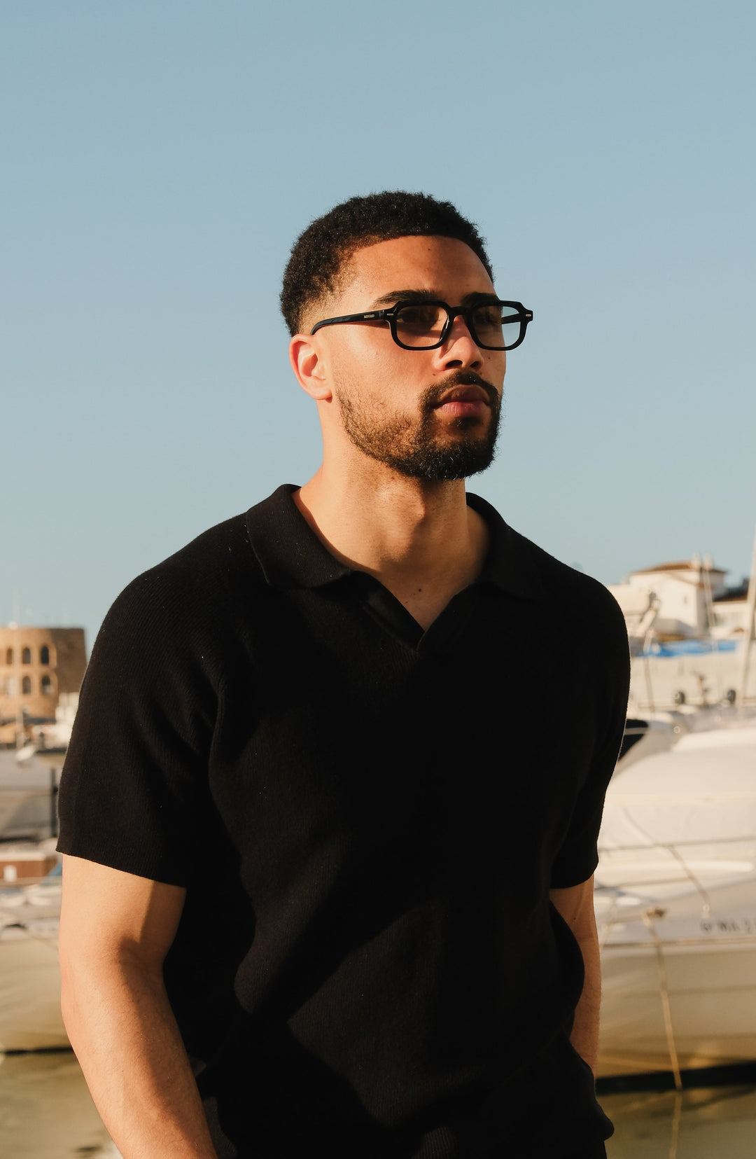 40 RULE™ | Sirocco sunglasses - Black/Gradient Green