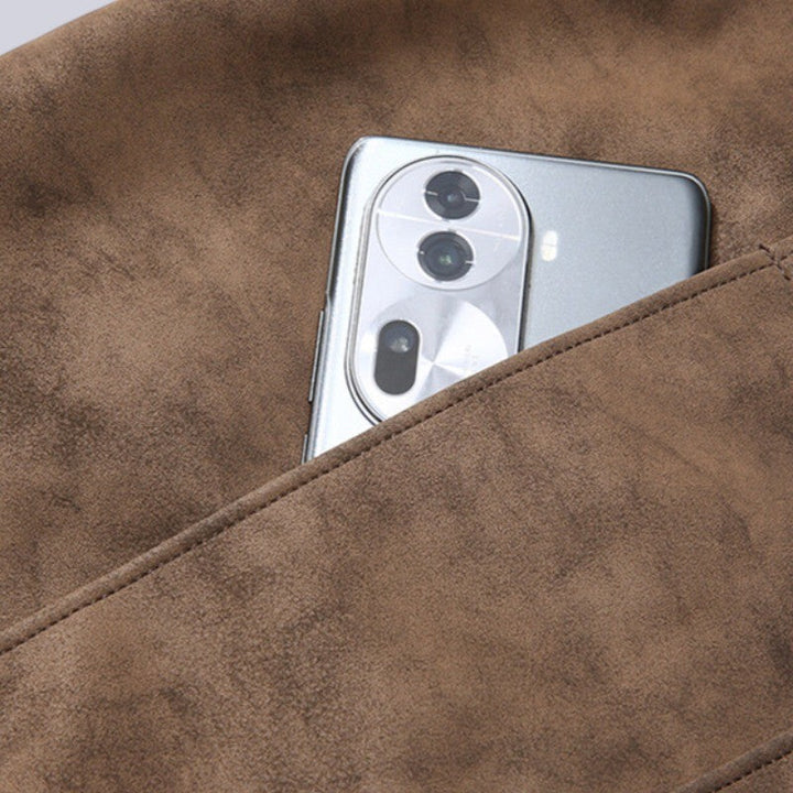 Maverick Suede Leather Jacket