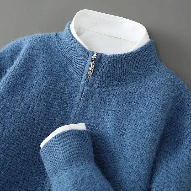 Savoni Cashmere Zip-Up