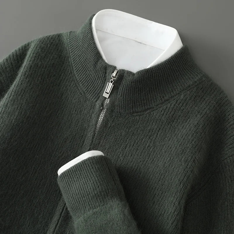 Savoni Cashmere Zip-Up