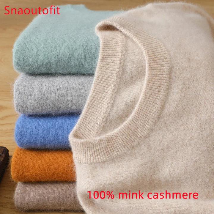 Mink ™ | Cashmere O-Neck Sweater
