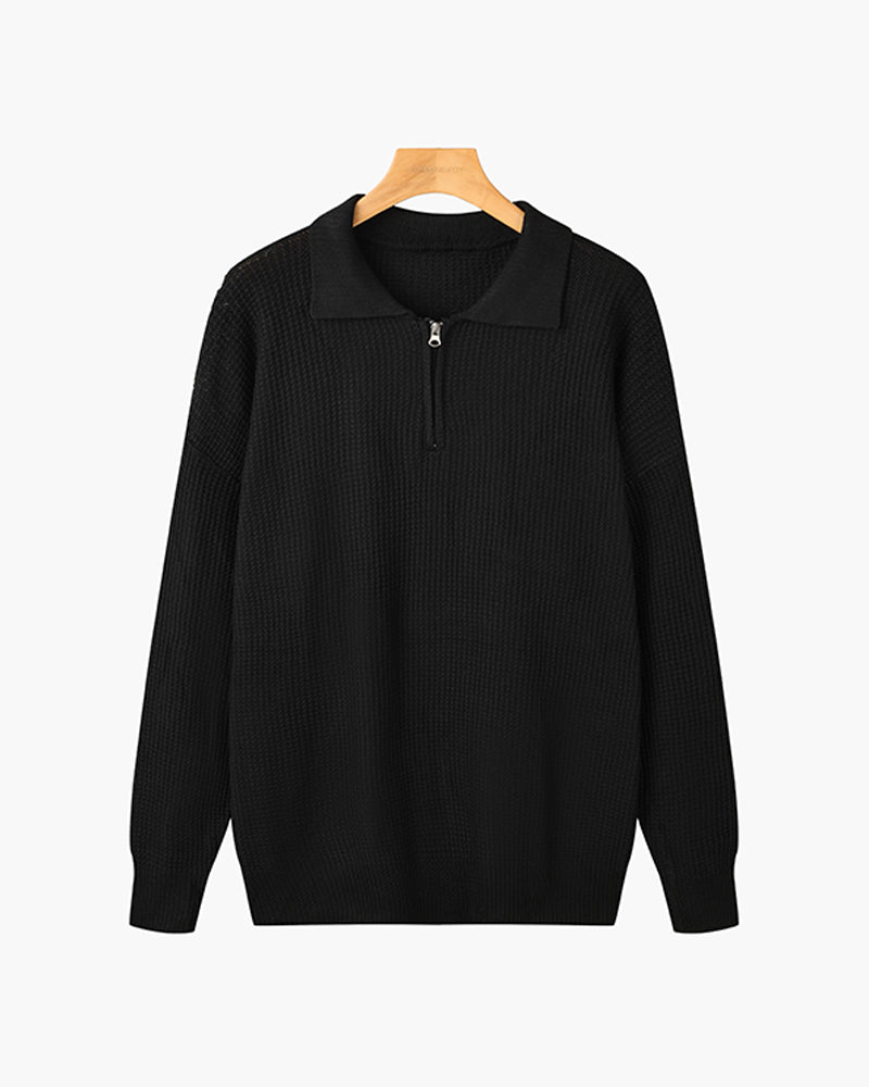 40 RULE™ |GONGJU Zipped Sweater