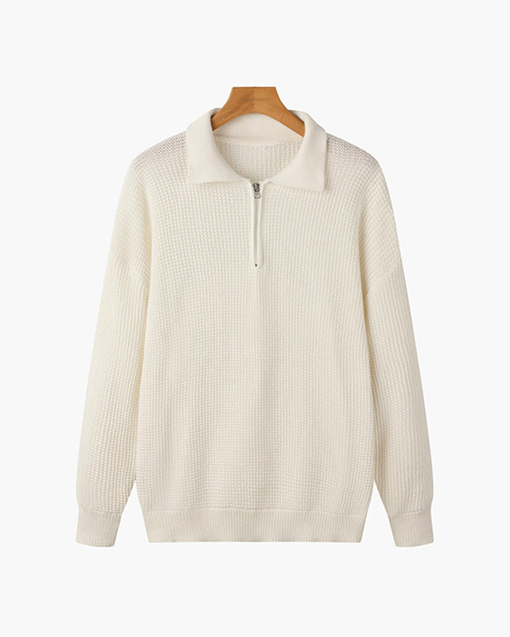 40 RULE™ |GONGJU Zipped Sweater