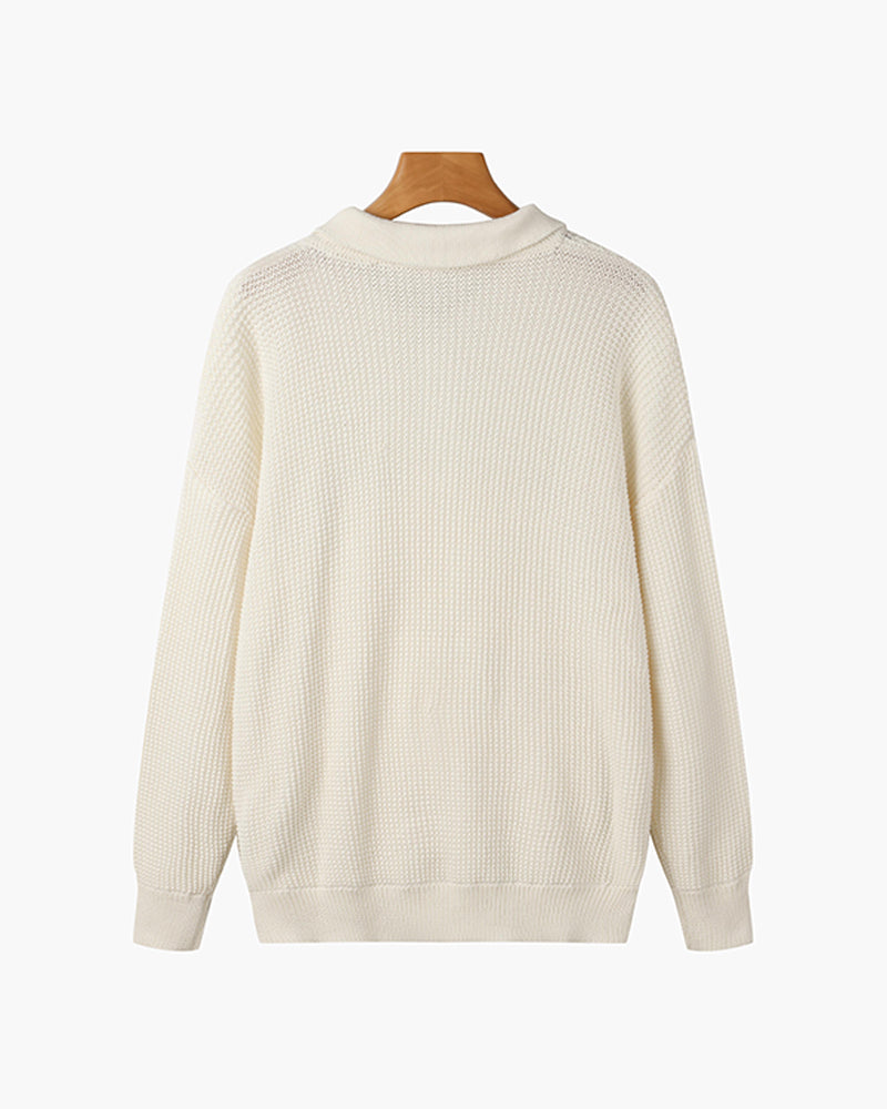 40 RULE™ |GONGJU Zipped Sweater