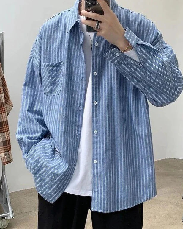 40 RULE™ | Oversized Striped Shirt