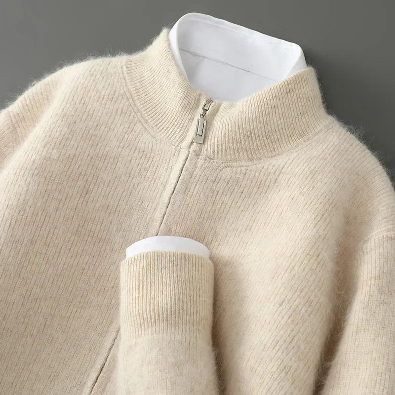 Savoni Cashmere Zip-Up