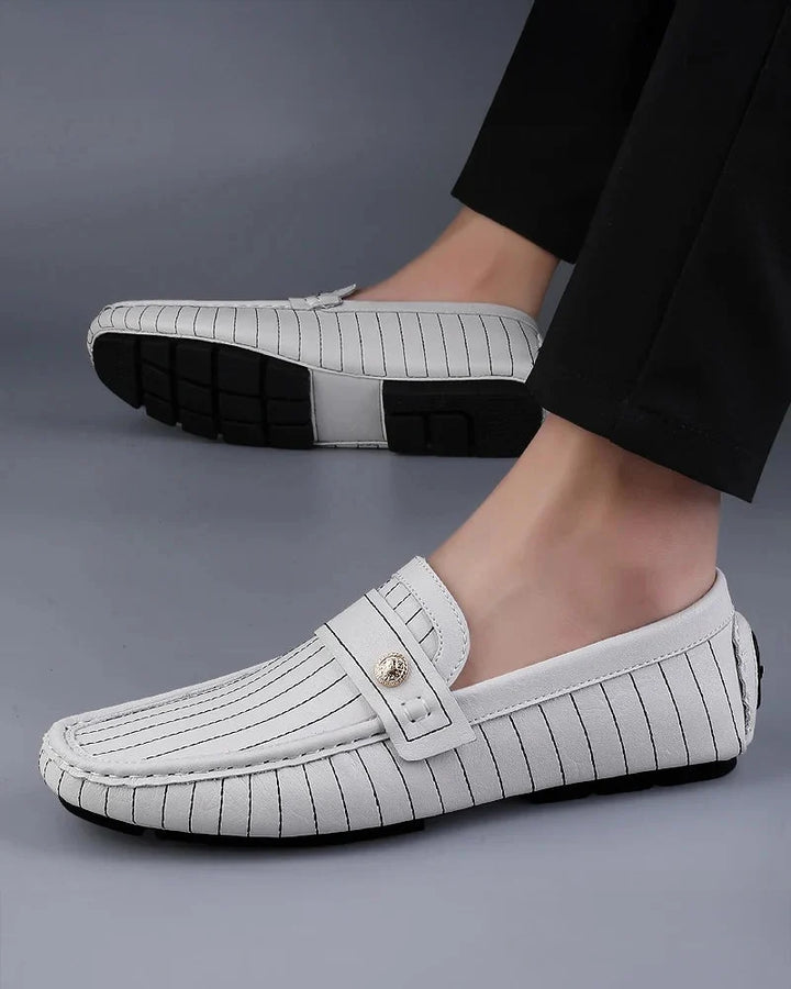 40 RULE™ | Leclerc Pinstripe Loafers
