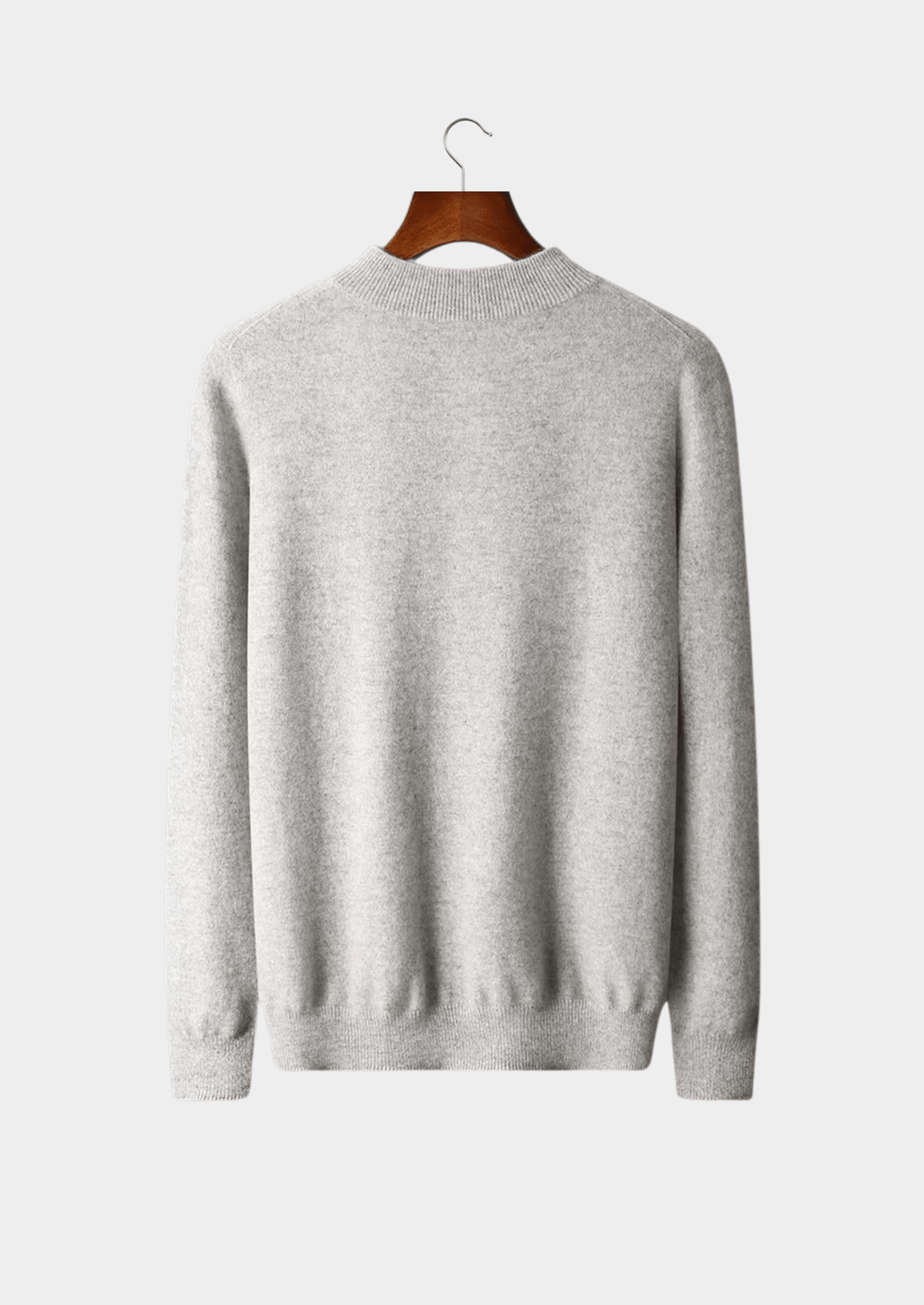 MERINO WOOL CLASSIC MOCKNECK SWEATER
