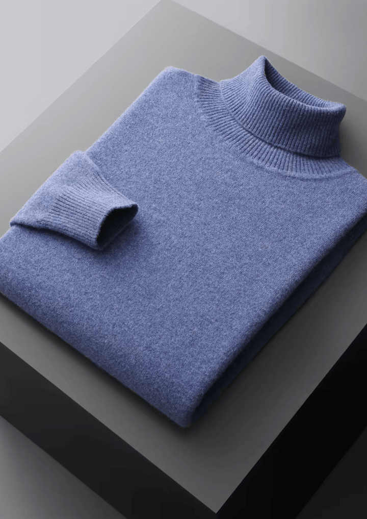 MERINO WOOL CLASSIC ROLLNECK SWEATER