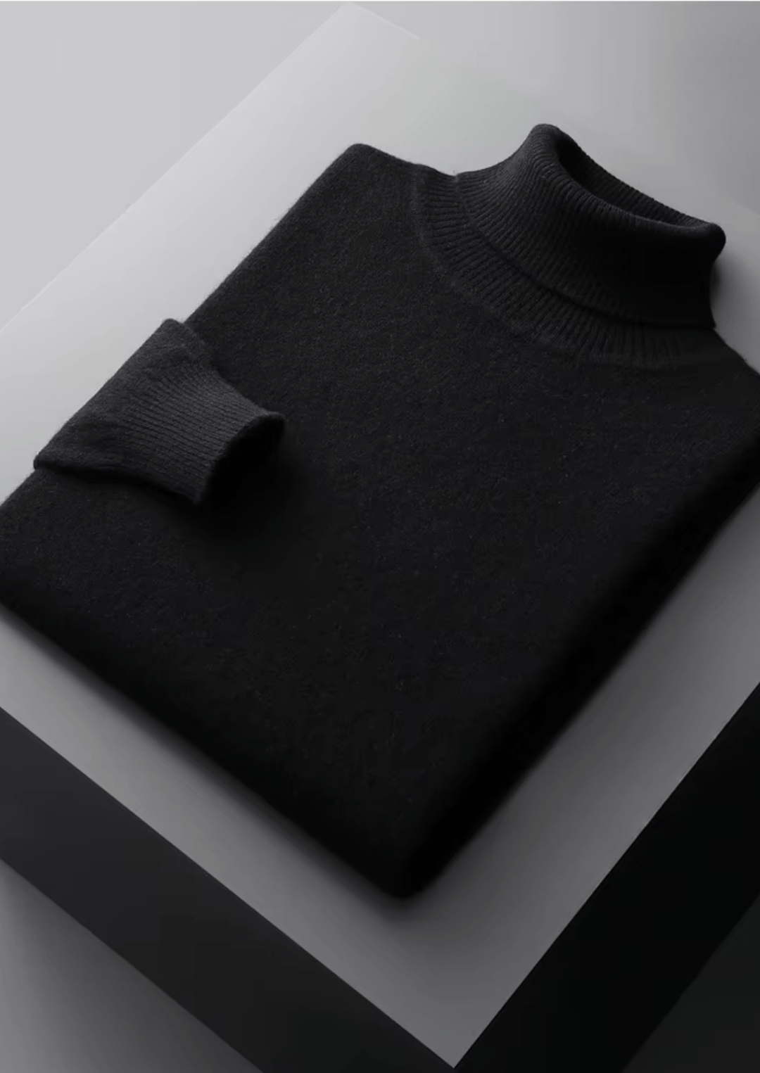MERINO WOOL CLASSIC ROLLNECK SWEATER