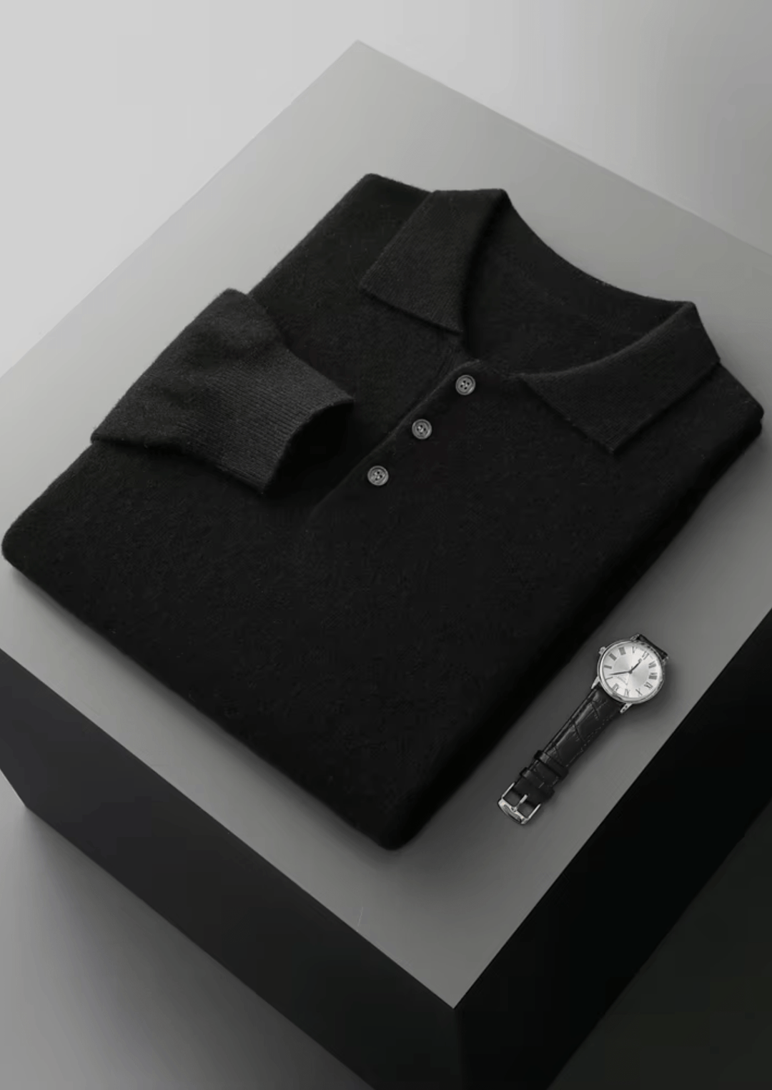 MERINO WOOL CLASSIC SWEATER POLO