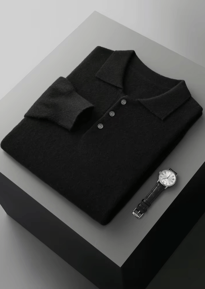 MERINO WOOL CLASSIC SWEATER POLO