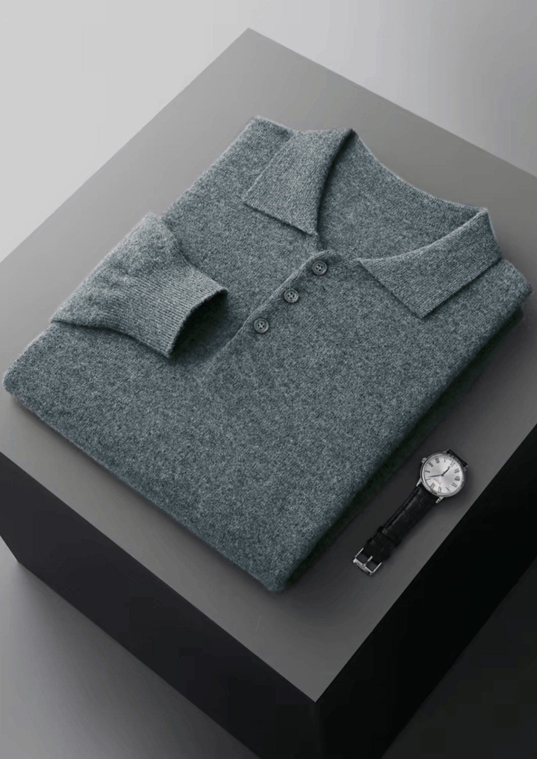 MERINO WOOL CLASSIC SWEATER POLO