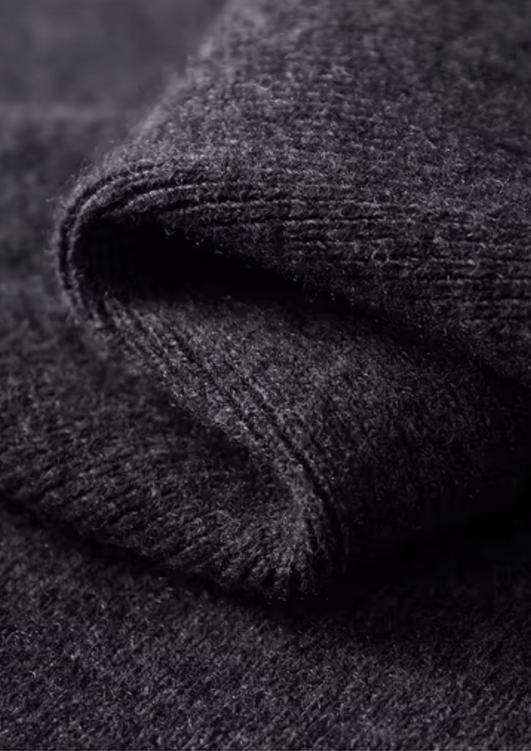 MERINO WOOL RIBBED POLO CARDIGAN