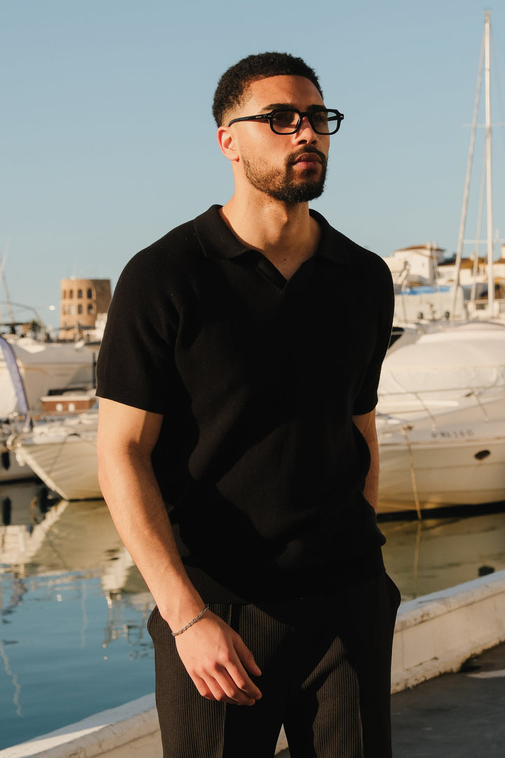 40 RULE™ | Yacht Polo - Black